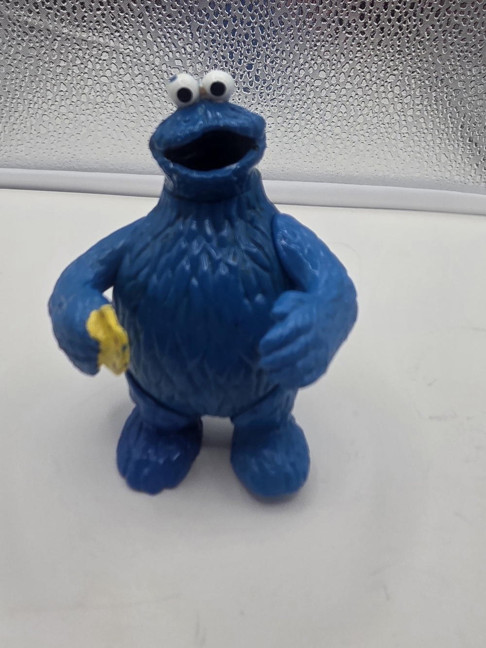Vintage 1985 Tara Toys - Sesame Street Cookie Monster Figurine (4inches tall)